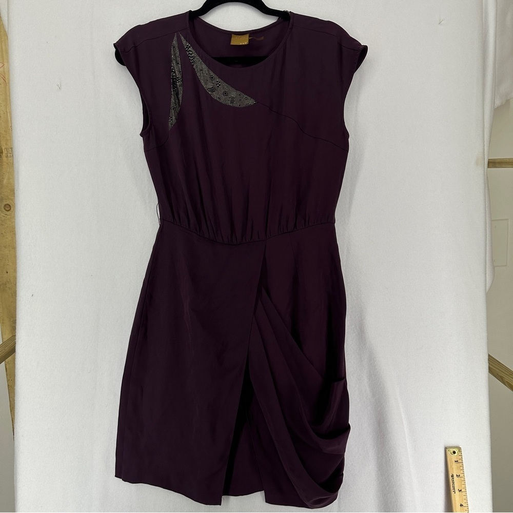 Ali Ro Work Dress‎ Size 4 Plum Purple